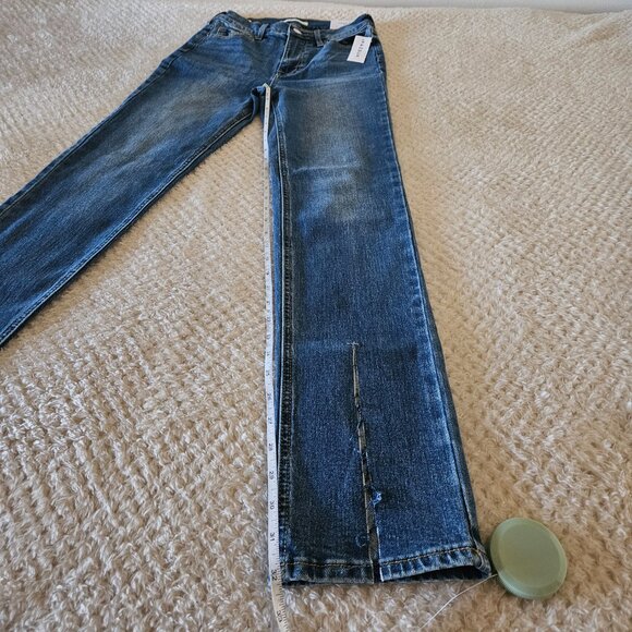 PacSun High Rise Skinny Jeans with Front Slit Detail – Size 25 - Picture 7 of 11